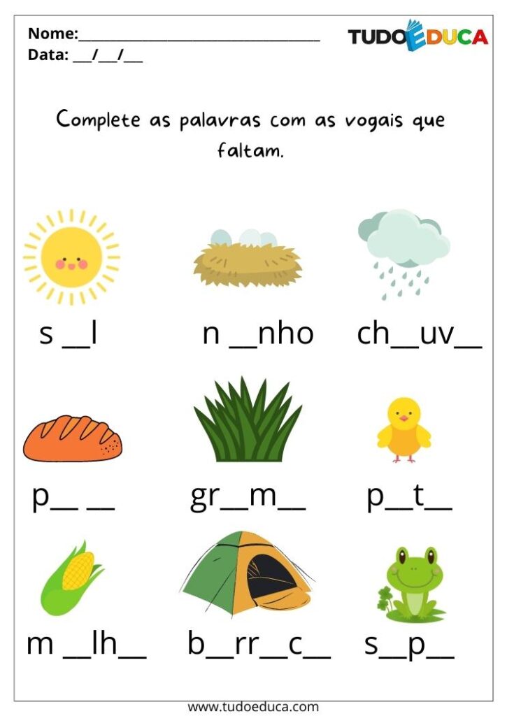 Atividades De Portugu S Para Alunos Especiais Para Imprimir