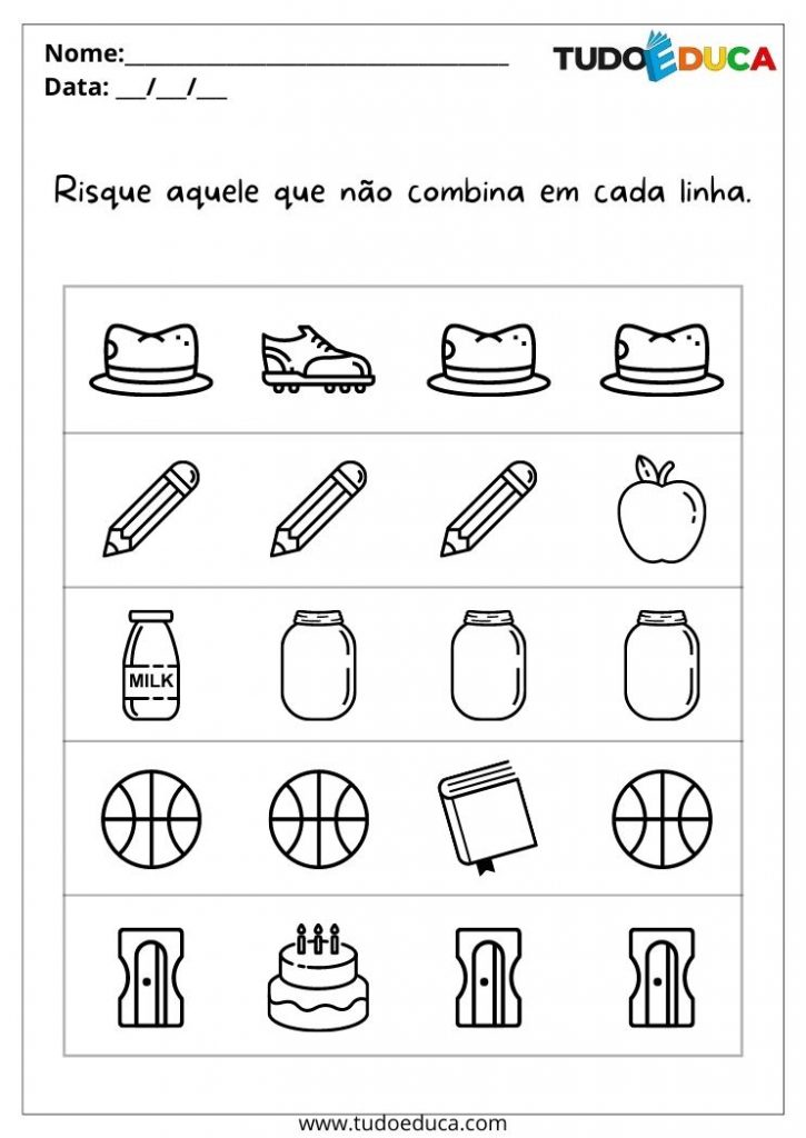 Atividades Para Alunos Defici Ncia Intelectual Para Imprimir