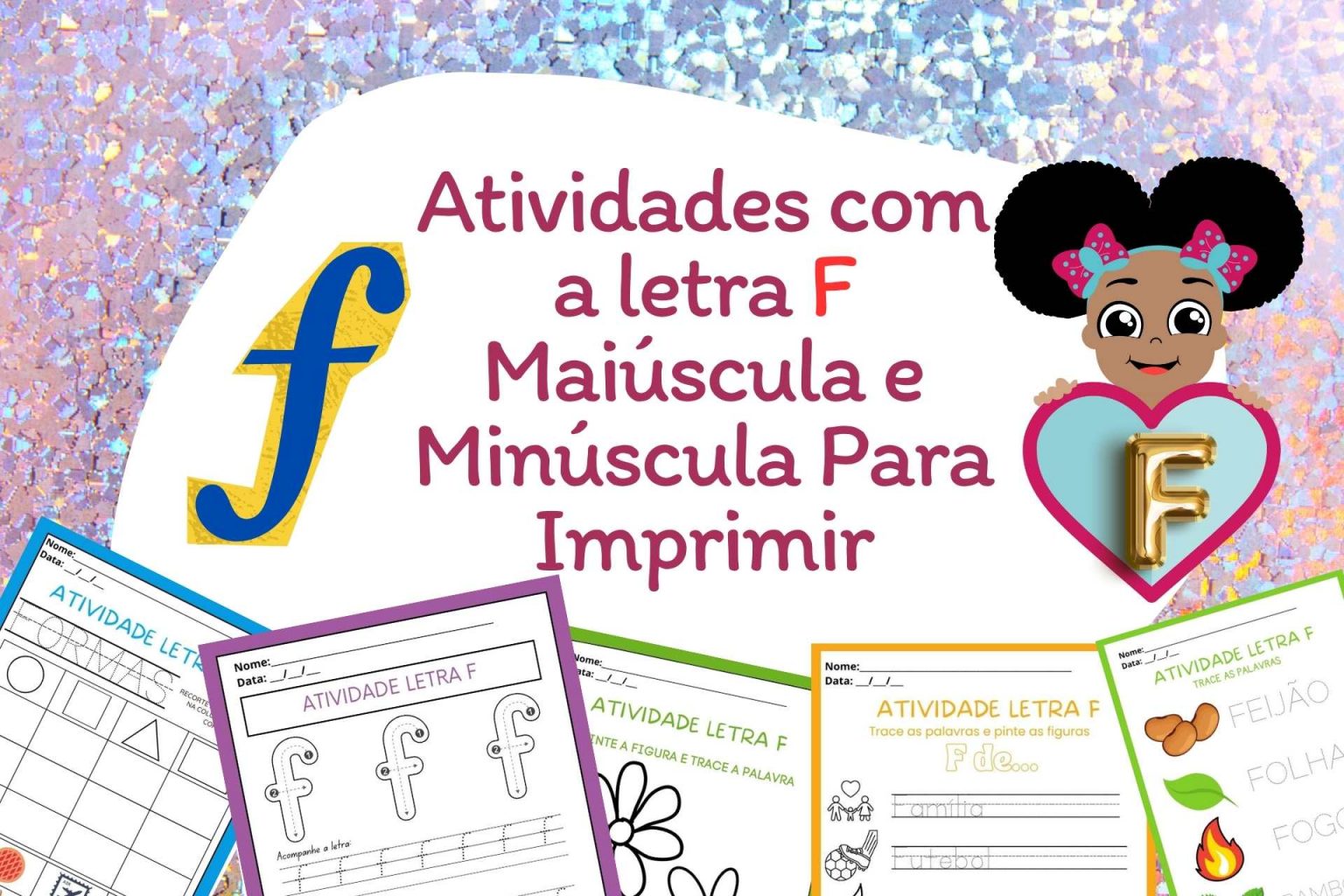 Atividades com a letra F Maiúscula e Minúscula para Imprimir