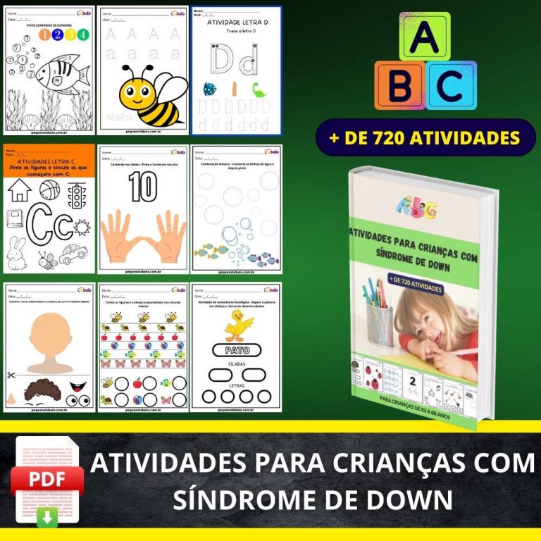 Atividades para crianças com síndrome de down