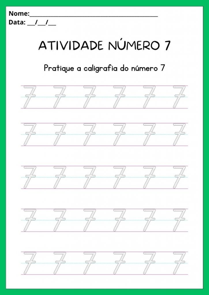 Atividades Número 7