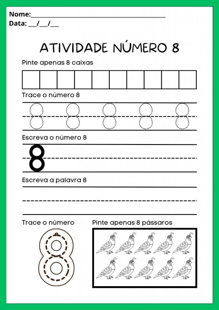 Atividades Número 8