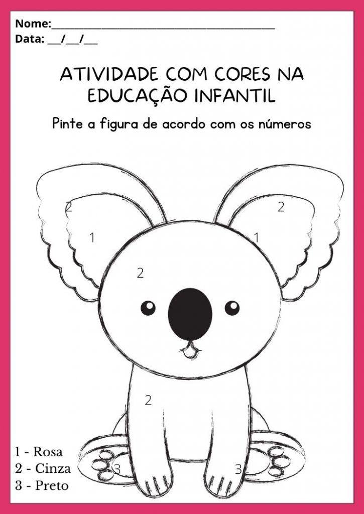 Atividades com Cores na Educação Infantil