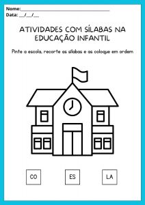 Atividades Com Sílabas Na Educação Infantil