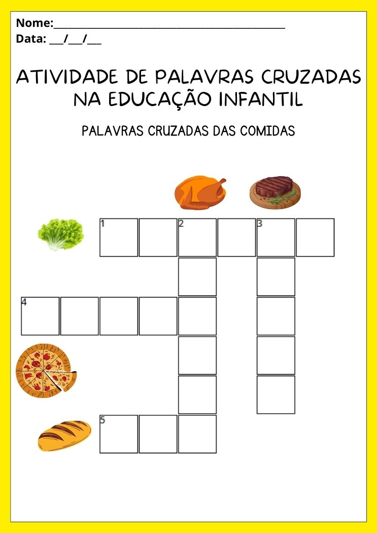 Palavras Cruzadas para imprimir –