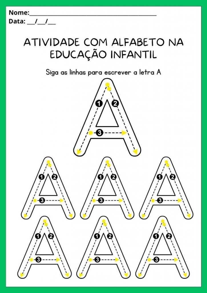 60 Atividades com Alfabeto na Educação Infantil