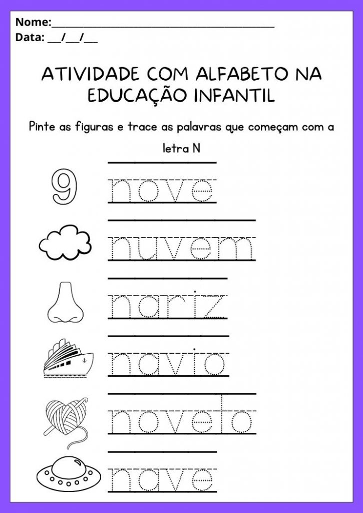 60 Atividades com Alfabeto na Educação Infantil