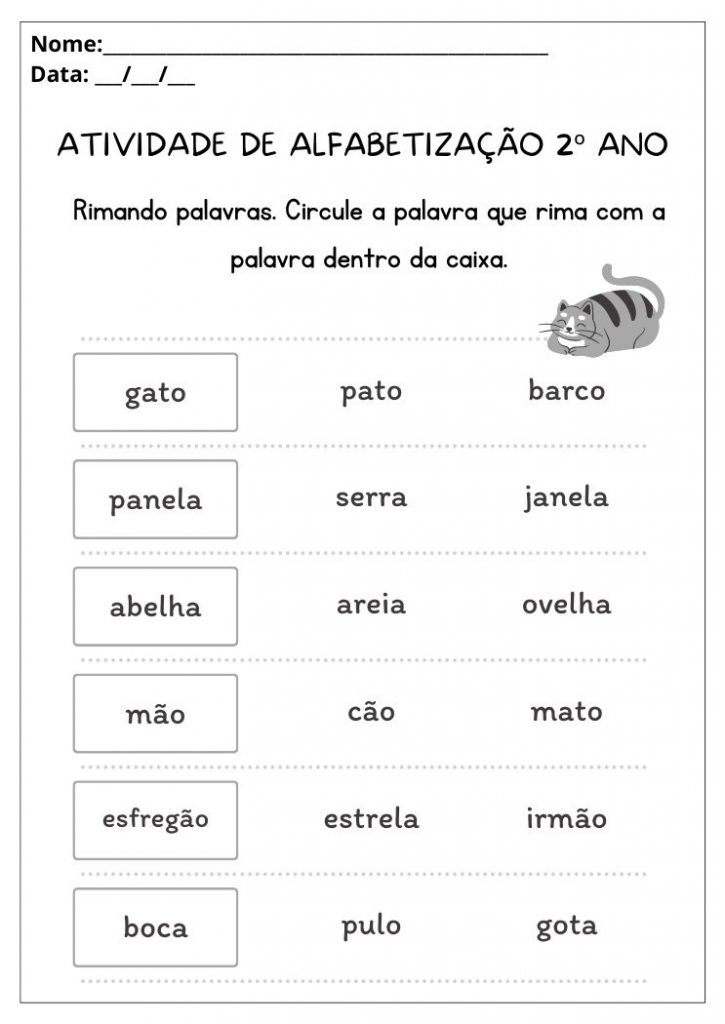 25 Atividades De Alfabetização 2º Ano De 2024 0432