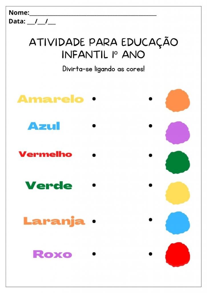 25 Atividades Para Educação Infantil 1º Ano