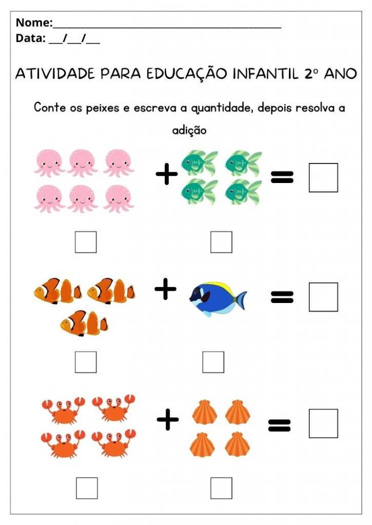 25 Atividades para Educação Infantil 2º Ano