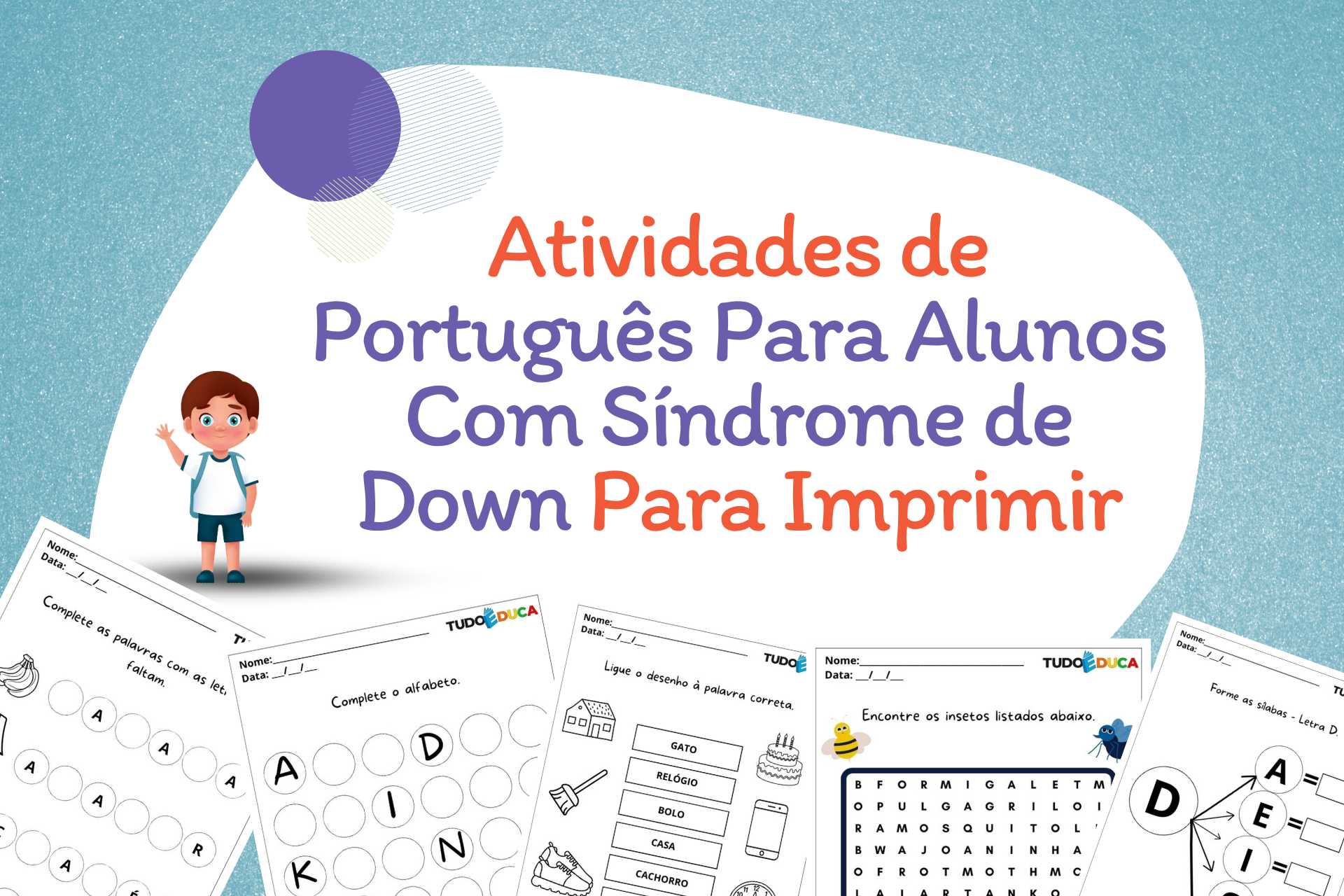 Atividades de Português Para Alunos Com Síndrome de Down Para Imprimir