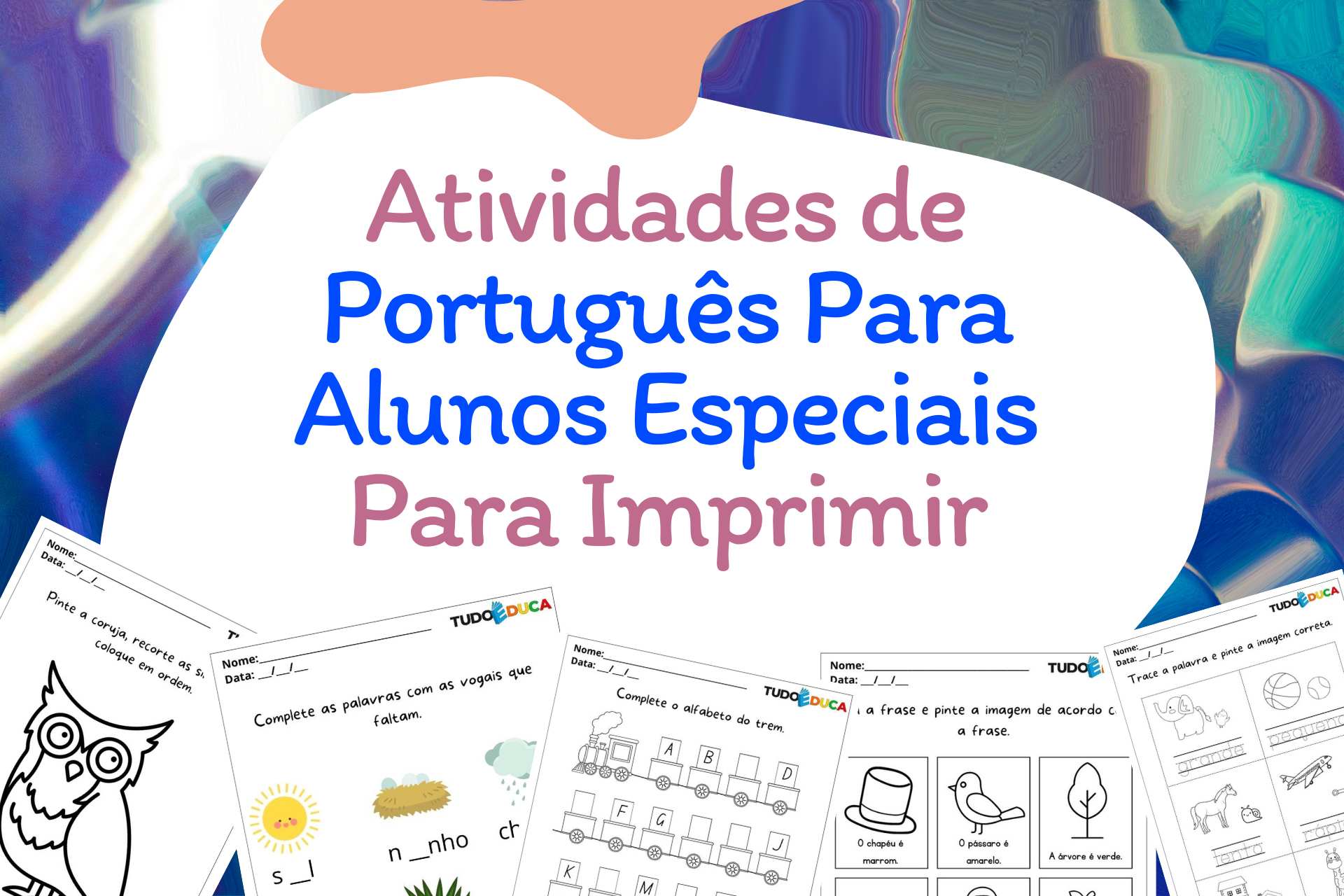 Atividades de Português Para Alunos Especiais Para Imprimir