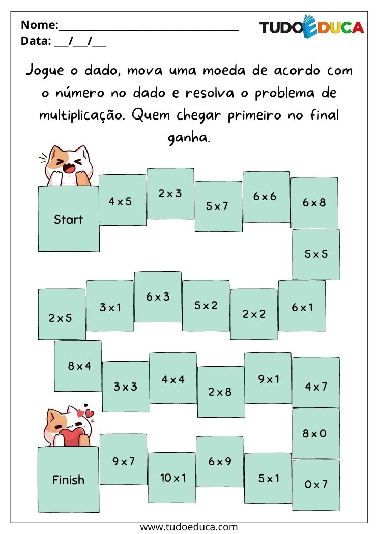 ATIVIDADES COM AS - Jogos de matemática para crianças