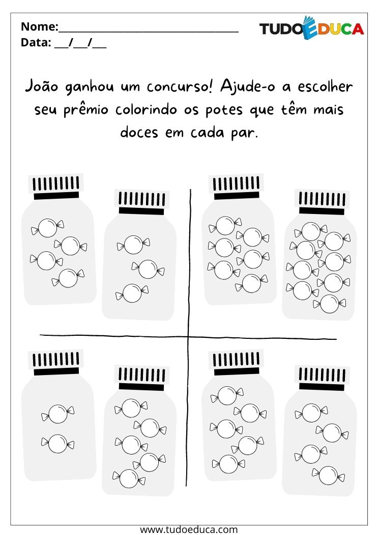 Atividades Escolares: Atividades matemáticas para os diferentes níveis