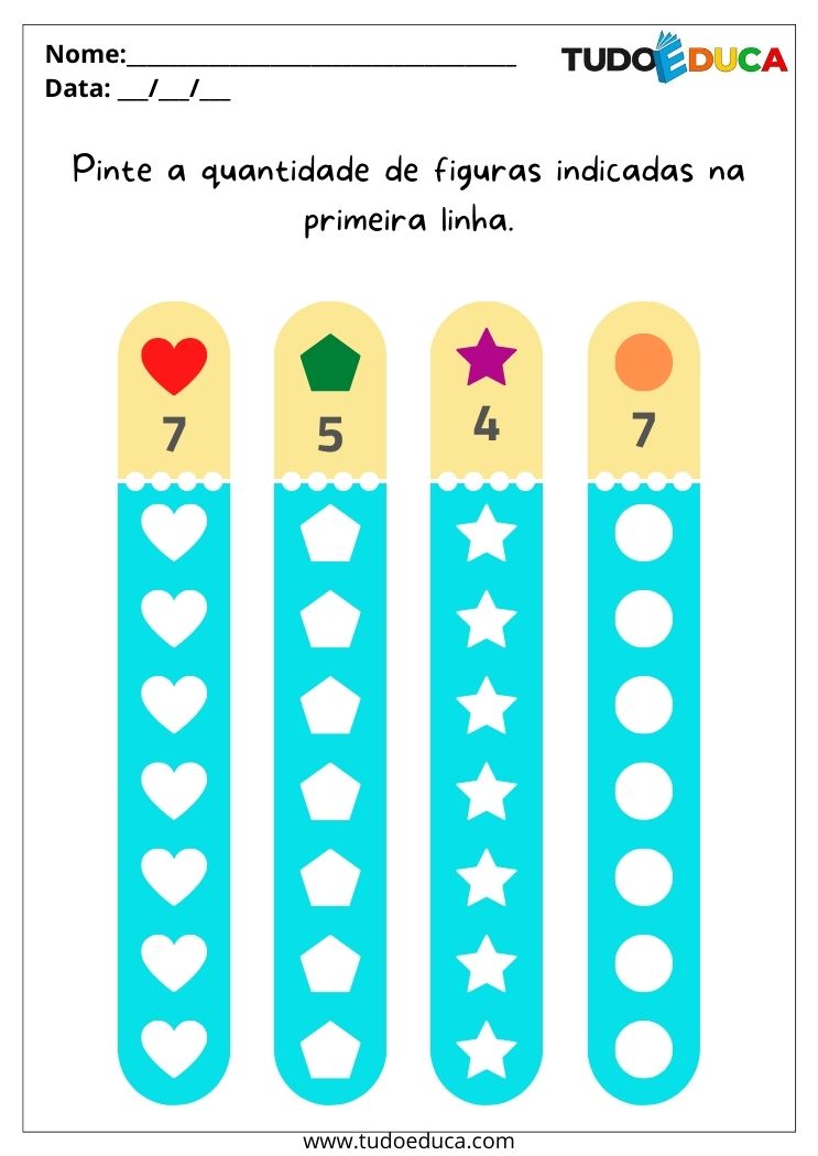 1 Atividades Psicopedagógicas para Imprimir - Lógica Matemática