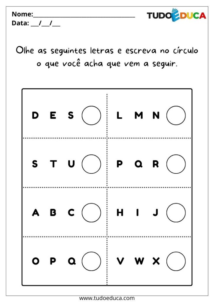 10 Atividades de Alfabetização para Autismo