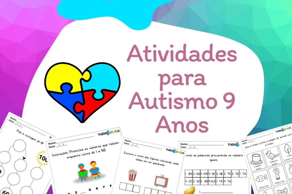 10 Atividades para Autismo 9 Anos