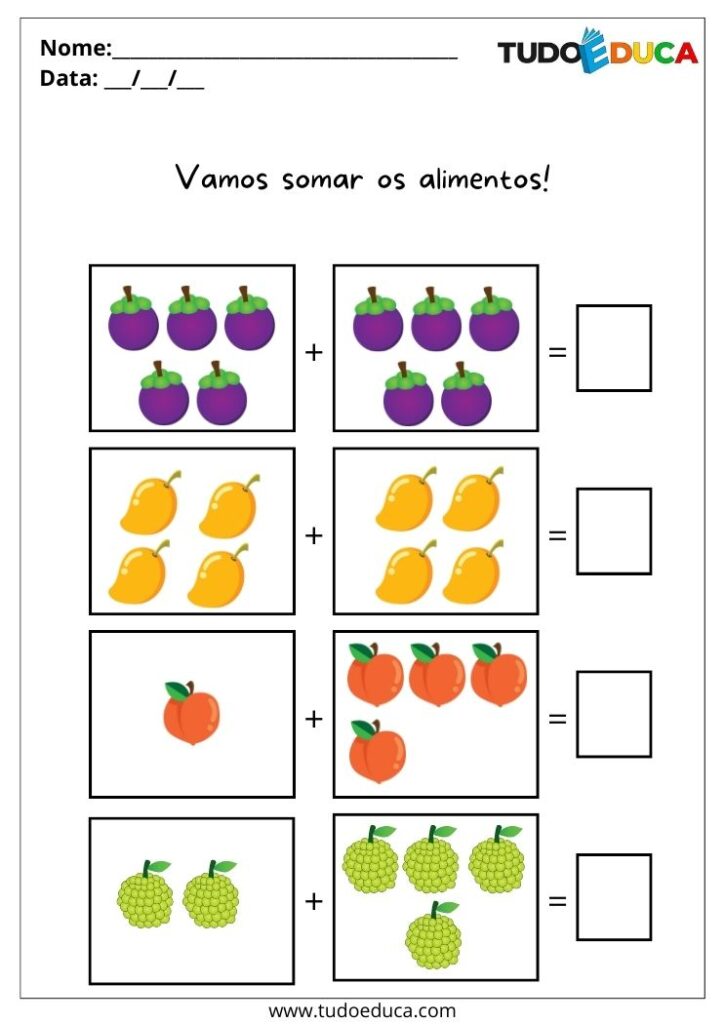 10 Atividades Lúdicas de Alimentação Saudável para Educação Infantil