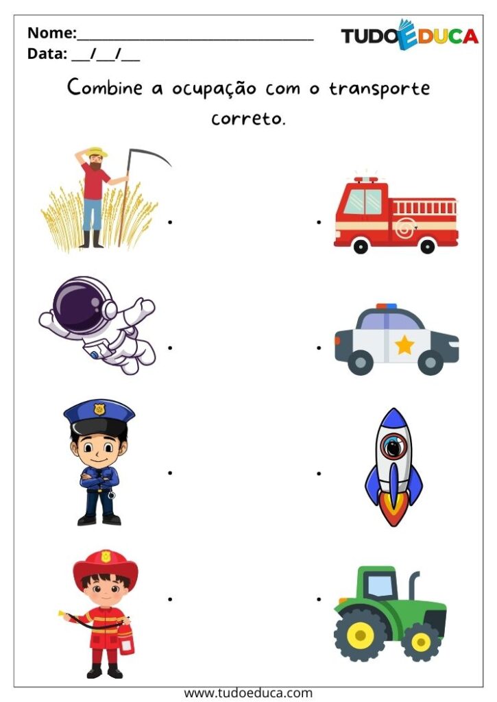 10 Atividades com Meios de Transporte para Educação Infantil