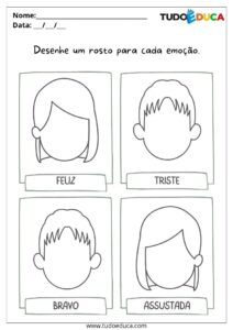 10 Atividades para o Maternal sobre Sentimentos
