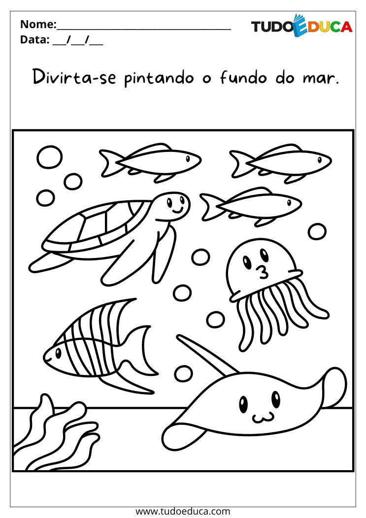 Desenho Para Colorir Educa o Infantil 3 Anos