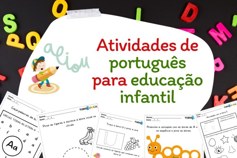 21 Atividades de português para educação infantil