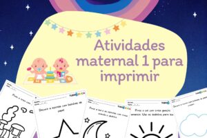 Atividades maternal 1 para imprimir