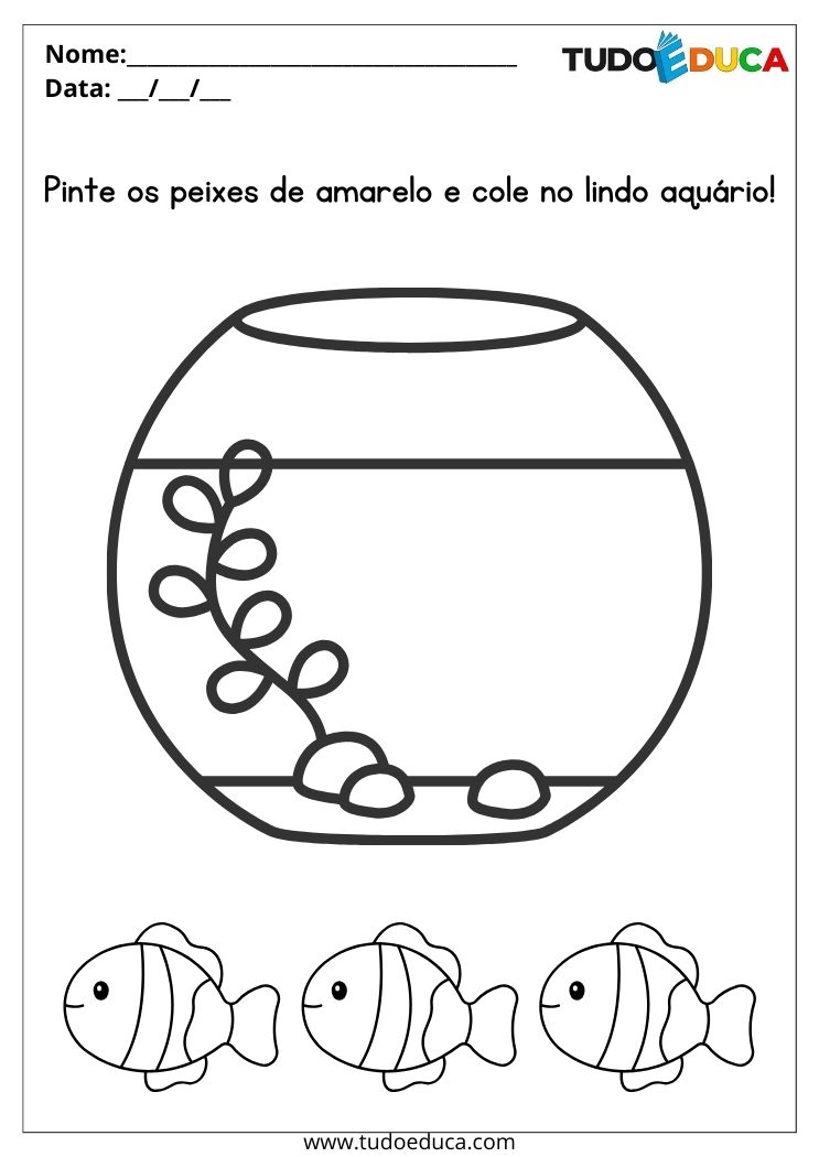 Atividade de Colagem para a Educação Infantil