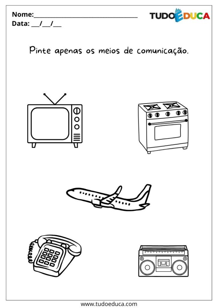 10 Atividades sobre Meios de Comunicação para a Educação Infantil