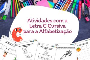 Atividades com a Letra C Cursiva para a Alfabetização