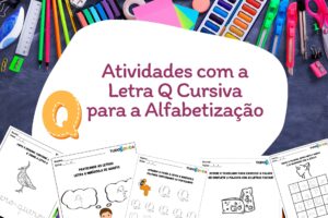 Atividades com a Letra Q Cursiva para a Alfabetização