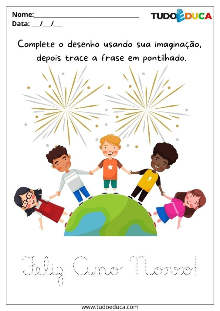 10 Atividades de Educação Infantil para o Ano Novo
