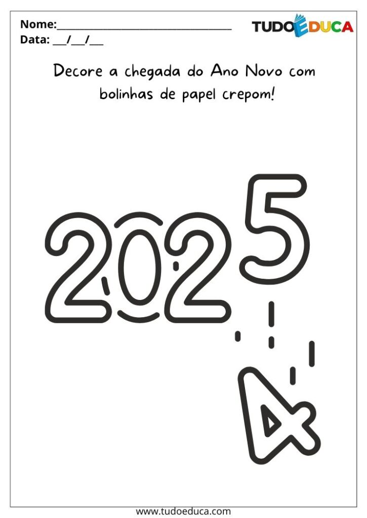 10 Atividades de Educação Infantil para o Ano Novo