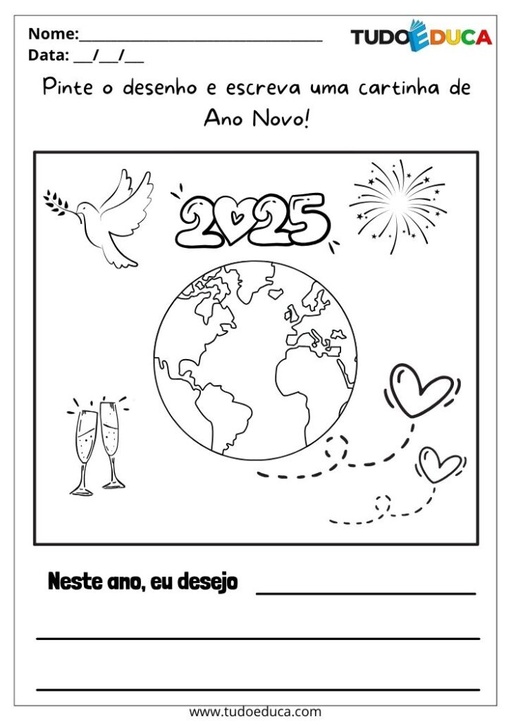 10 Atividades de Educação Infantil para o Ano Novo
