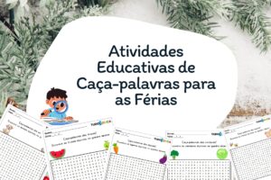 Atividades Educativas de Caça-palavras para as Férias