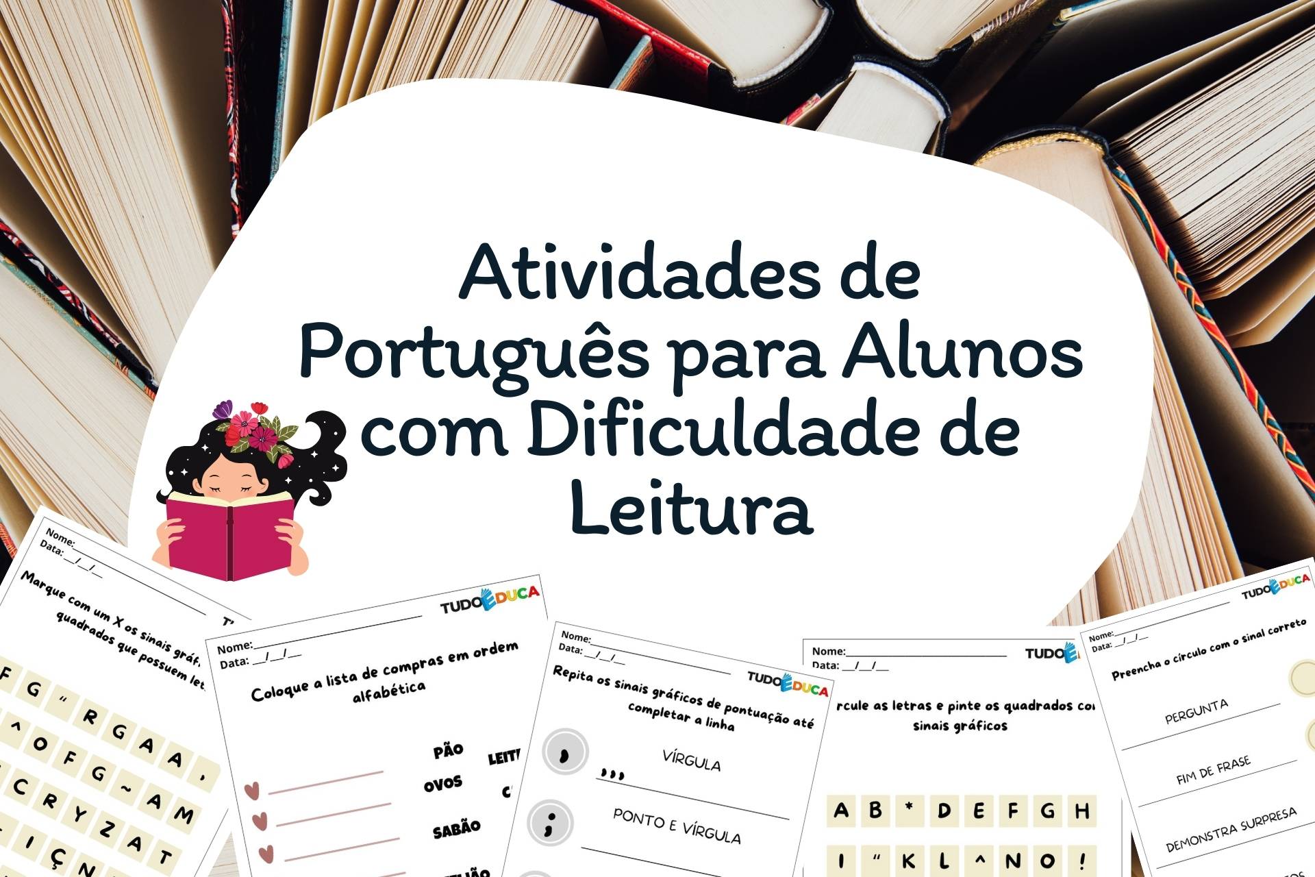 Atividades de Português para Alunos com Dificuldade de Leitura