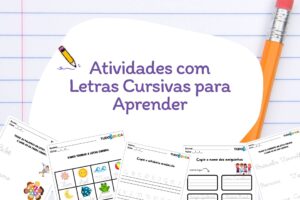 Atividades com Letras Cursivas para Aprender