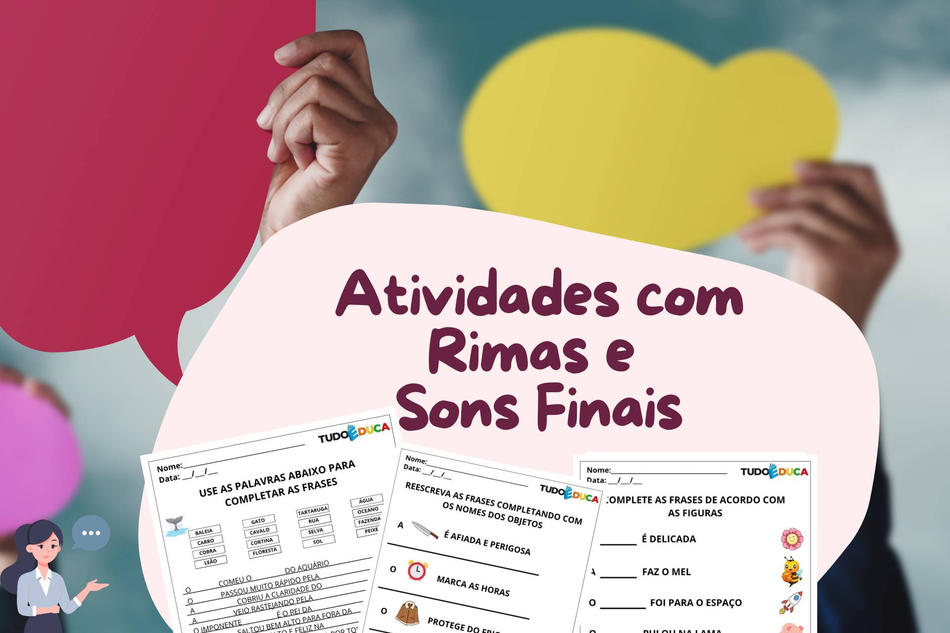 Atividades com Rimas e Sons Finais