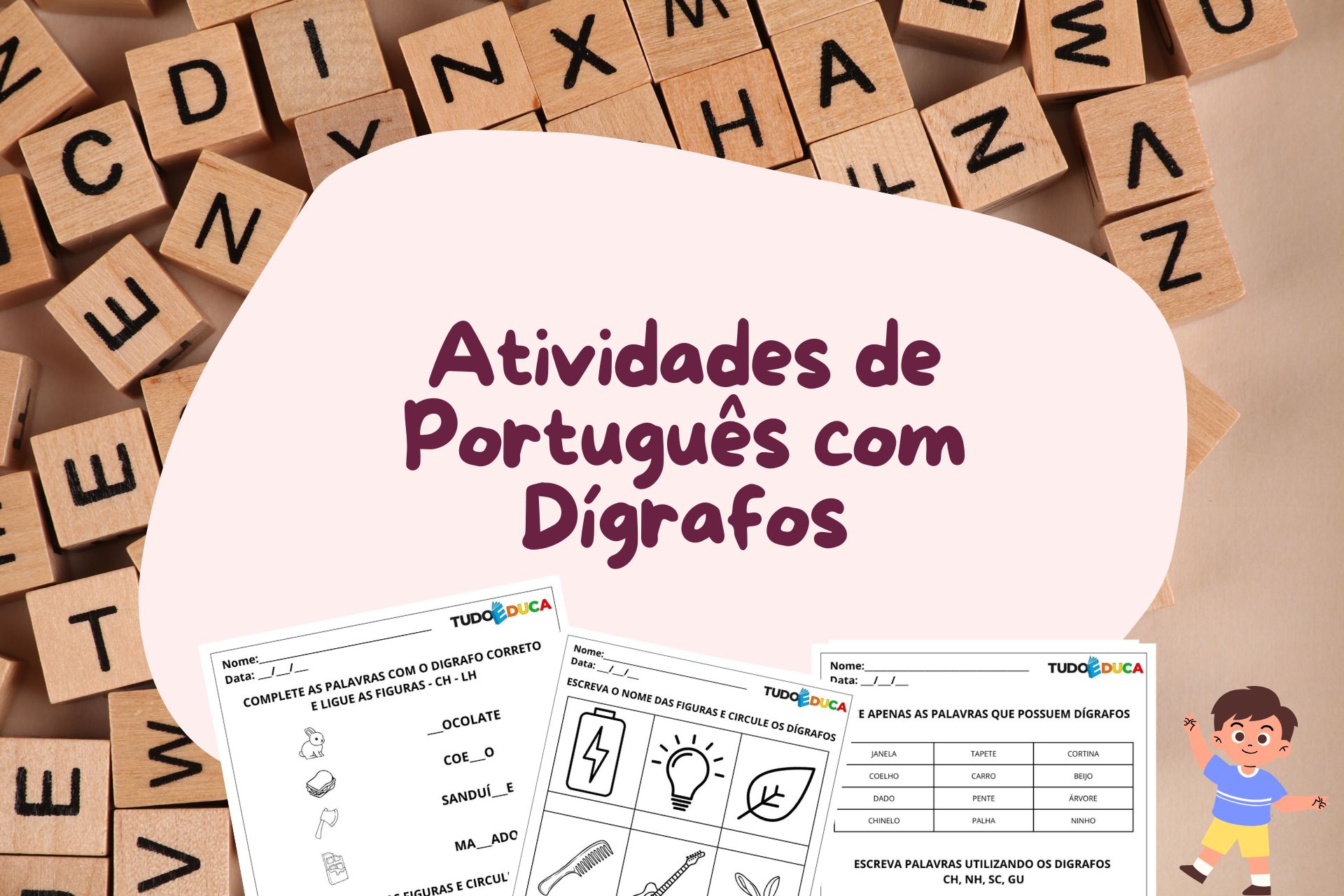 Atividade de Português com Dígrafos
