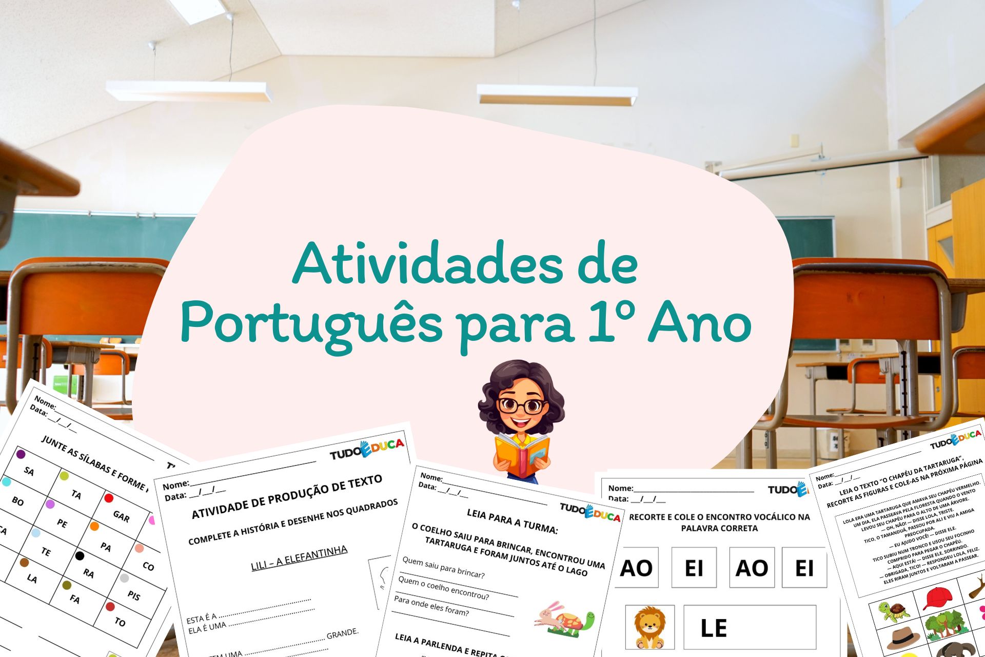Atividades de Português para 1 ano