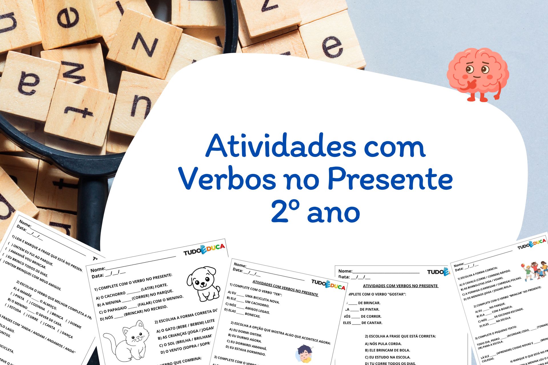Atividades com Verbos no Presente