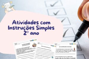 Atividades com instruções simples 2 ano