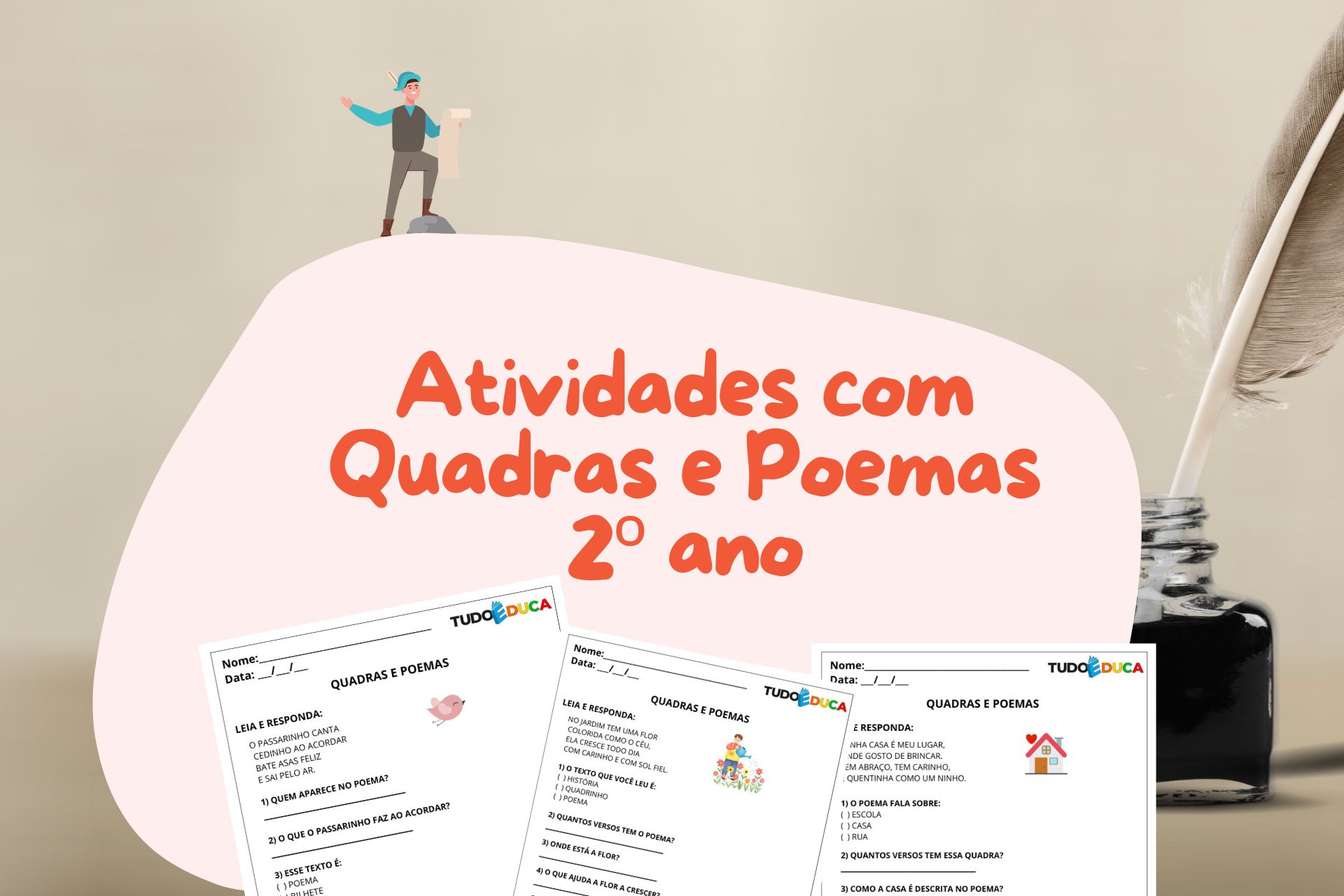 Atividades com quadras e poemas