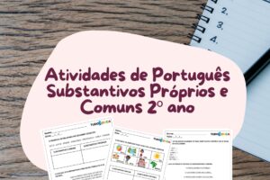 Atividades de Português Substantivos Próprios e Comuns
