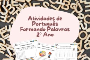 Atividades de Português Formando Palavras 2