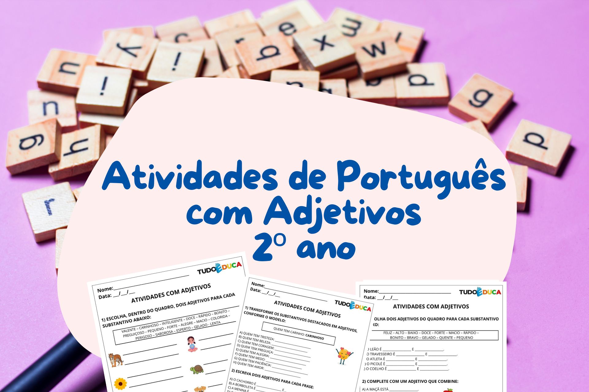 Atividades de Português com Adjetivos