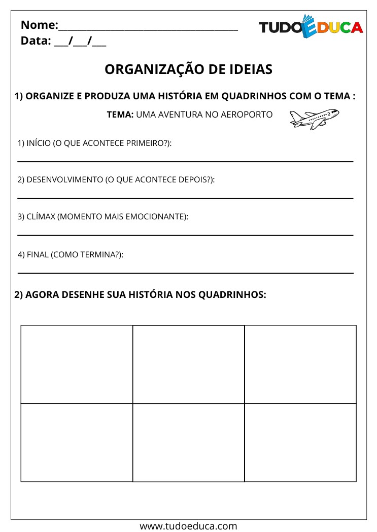 Atividade de Portugues 5 ano sobre organizacao