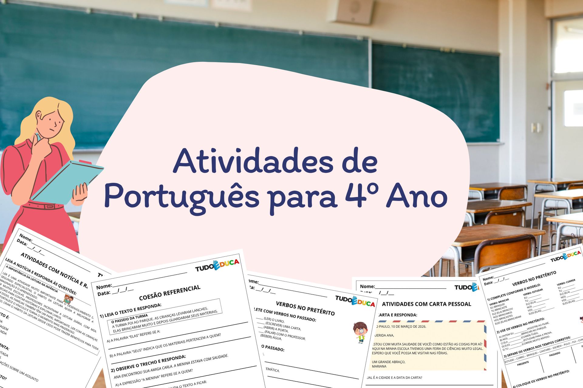 Atividades de Português 4 ano