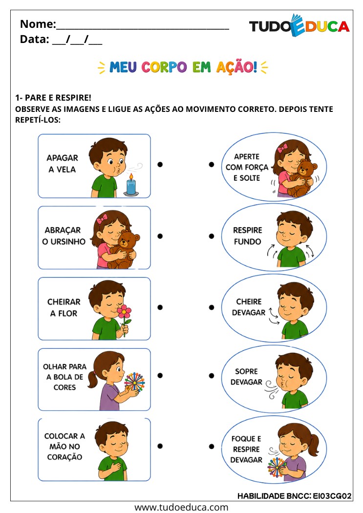 Atividade Inclusiva de Controle e Adequação do uso do Corpo para AEE