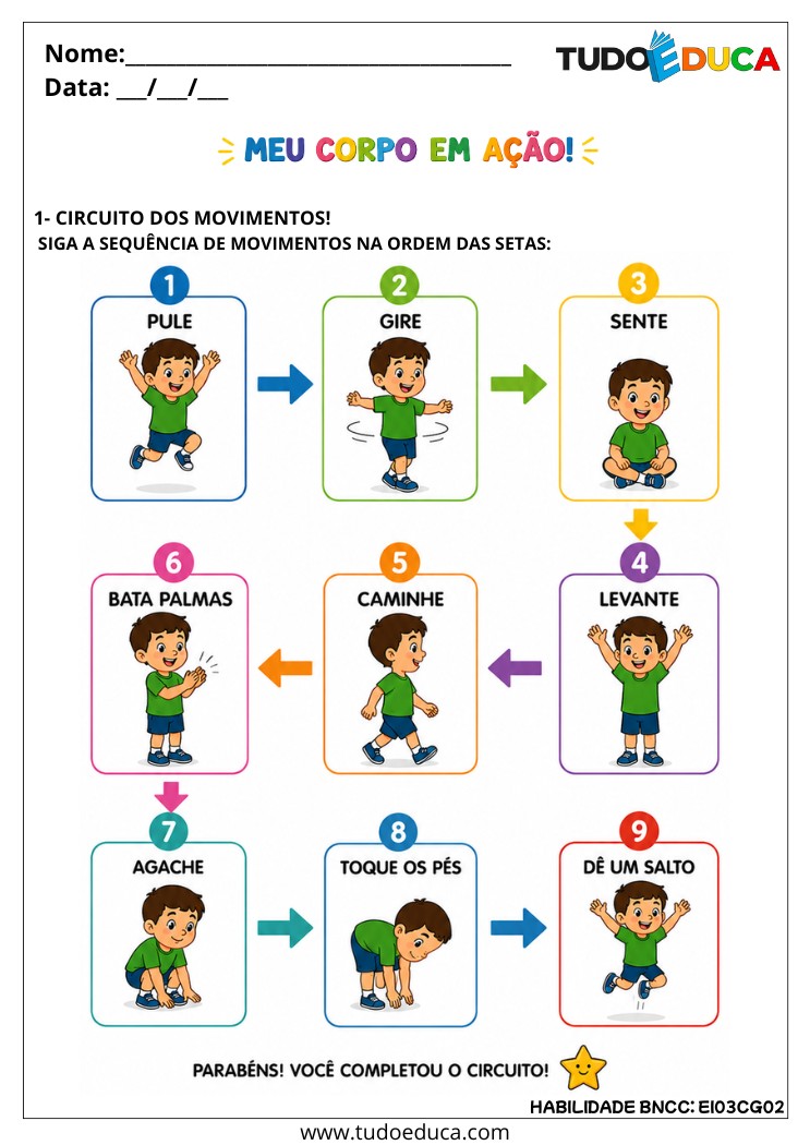 Atividade de Adequação do uso do Corpo